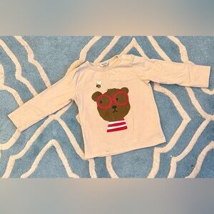 Baby Boden 18-24 months Bear and Bee Shirt